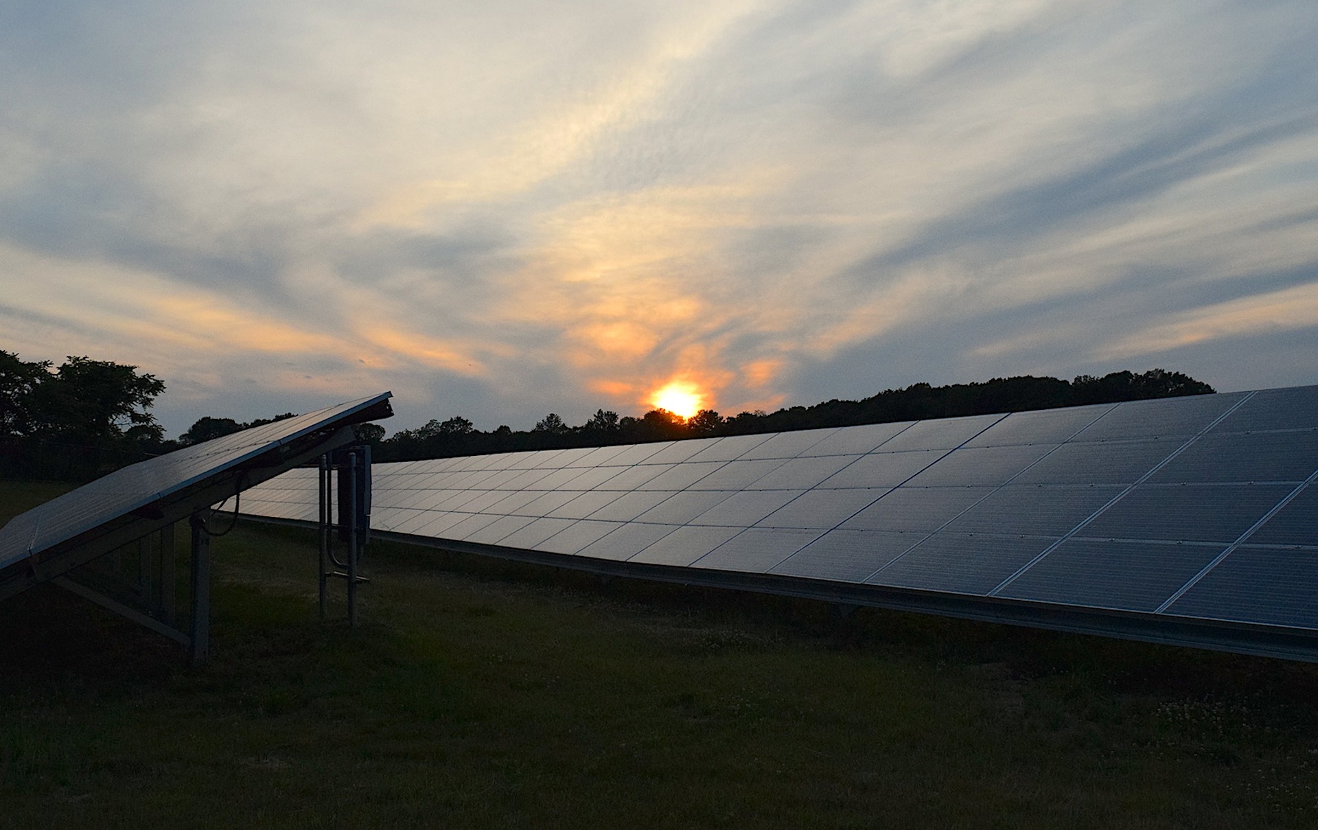 Duurzame onderneming met zonnepanelen